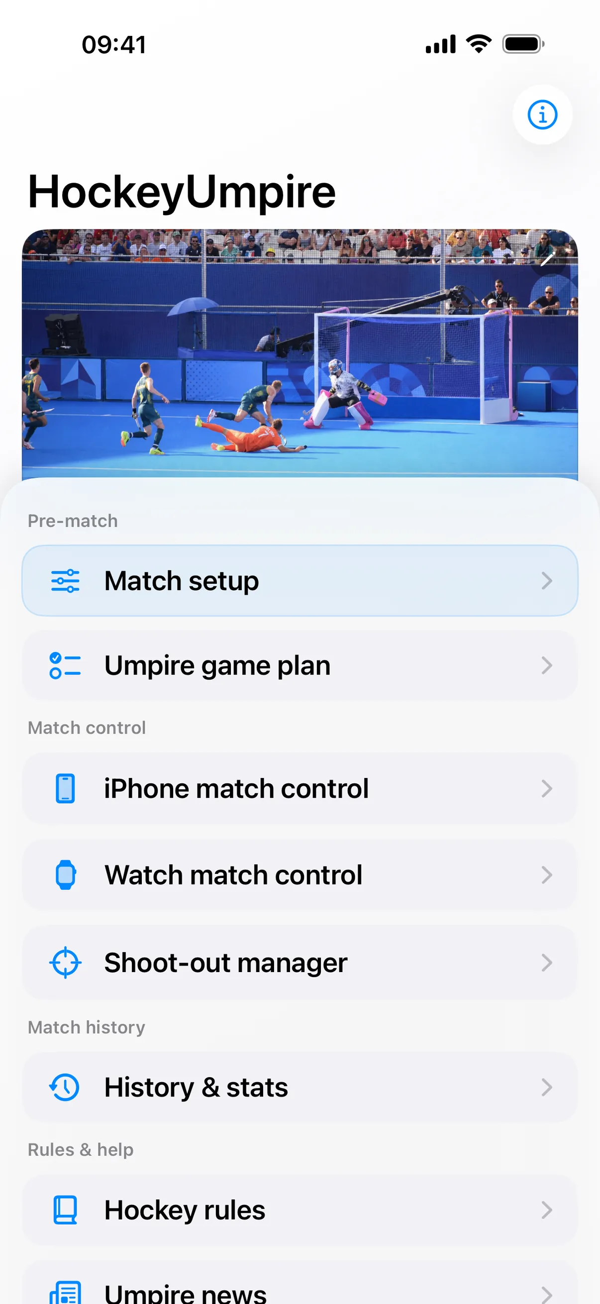 iPhone match control
