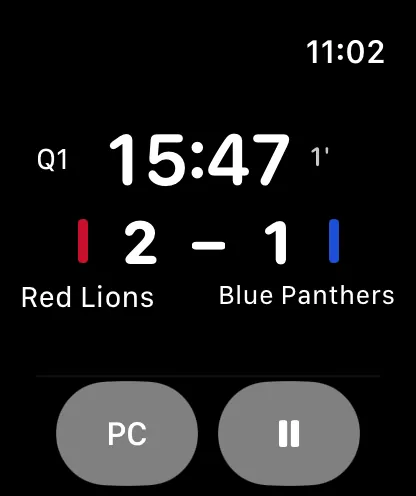 Apple Watch match control